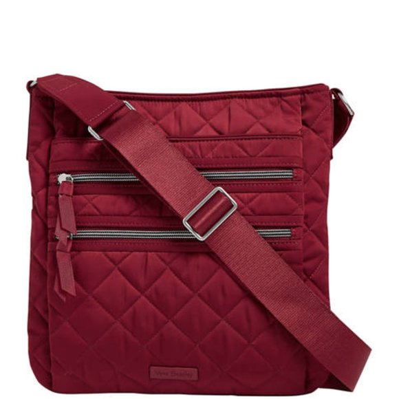 Vera Bradley Handbags - NWT Vera Bradley Triple Zip Hipster in Twill